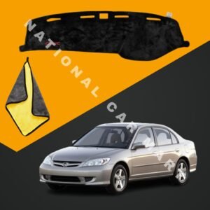 Honda Civic Model 2001 - 2005 Velvet Dashboard Mat With Free Microfiber Cloth & Free Delivery