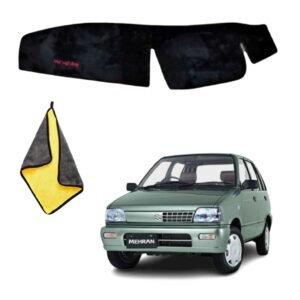 Suzuki Mehran Velvet Dashboard Mat With Free Microfiber Cloth & Free Delivery
