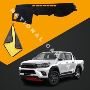 Toyota Hilux Vigo Model 2012 - 2016 Dashboard Mat With Free Microfiber Cloth & Free Delivery