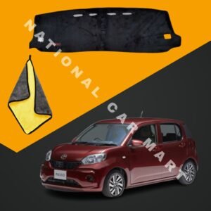 Toyota Passo Model 2020 - 2021 Velvet Dashboard Mat With Free Microfiber Cloth & Free Delivery